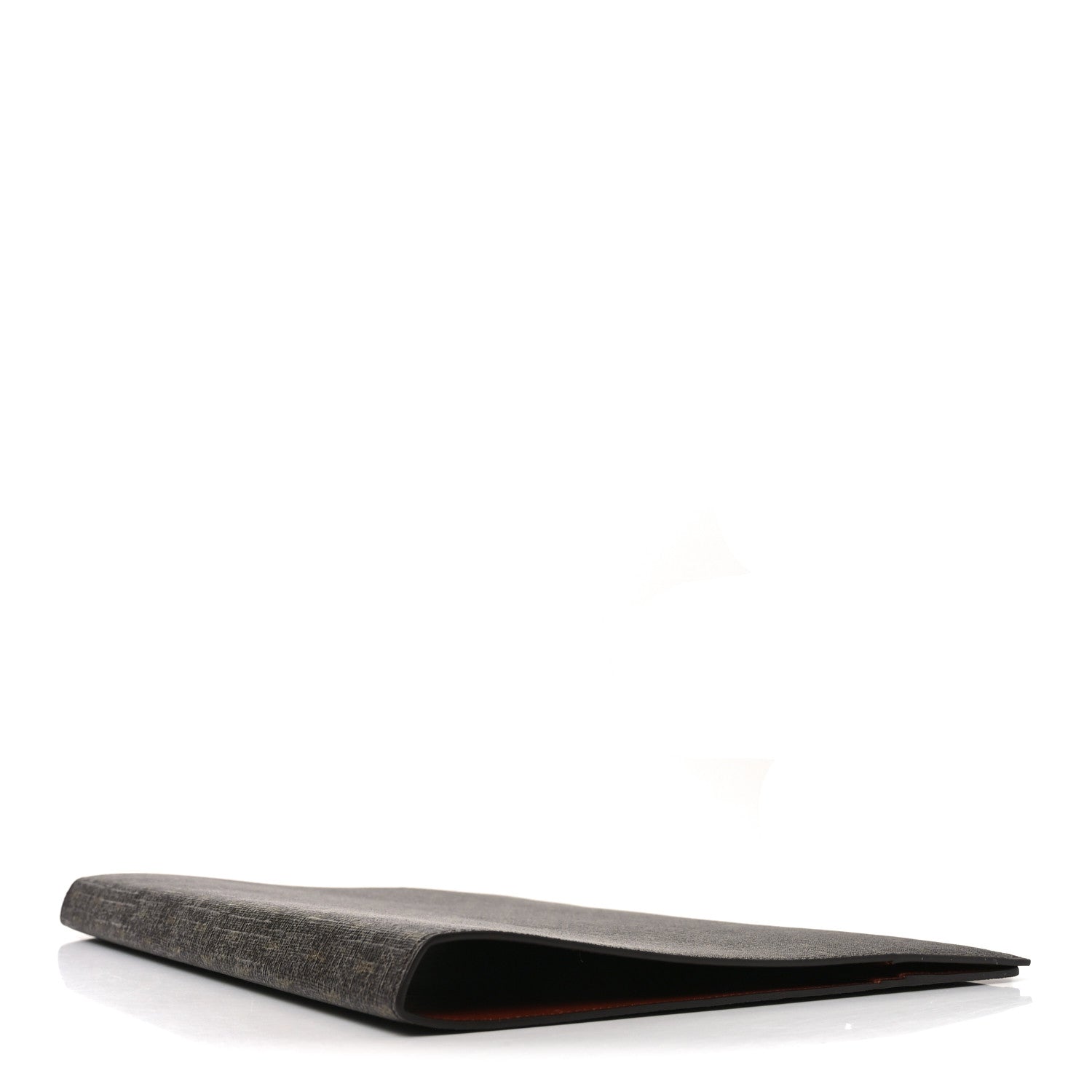 Saint Laurent Classic Toile Monogram A6 Agenda Sleeve Chocolate Kaki 5 of 6