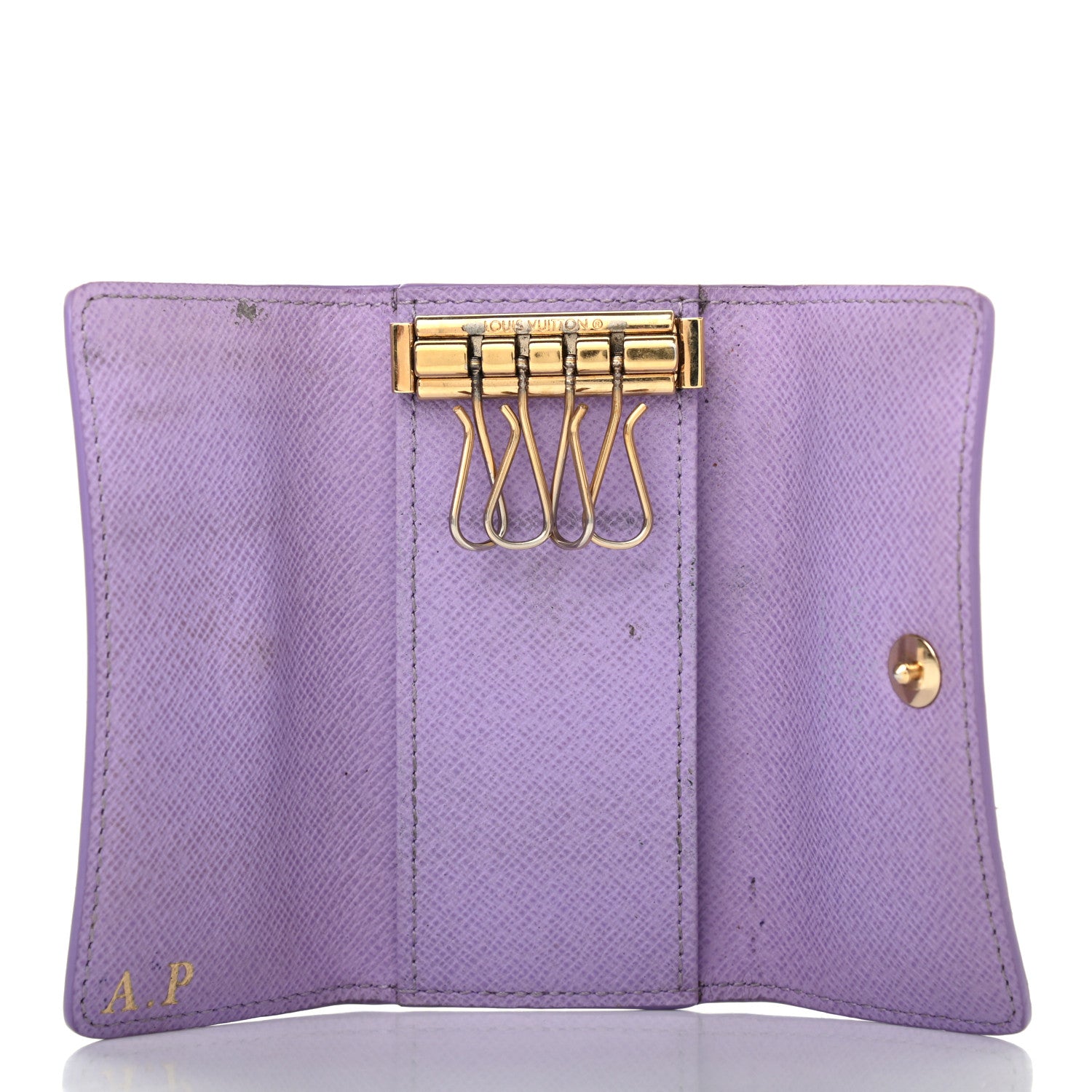 Louis Vuitton Monogram Multicolor Multicles 4 Key Holder Black Violet 5 of 8