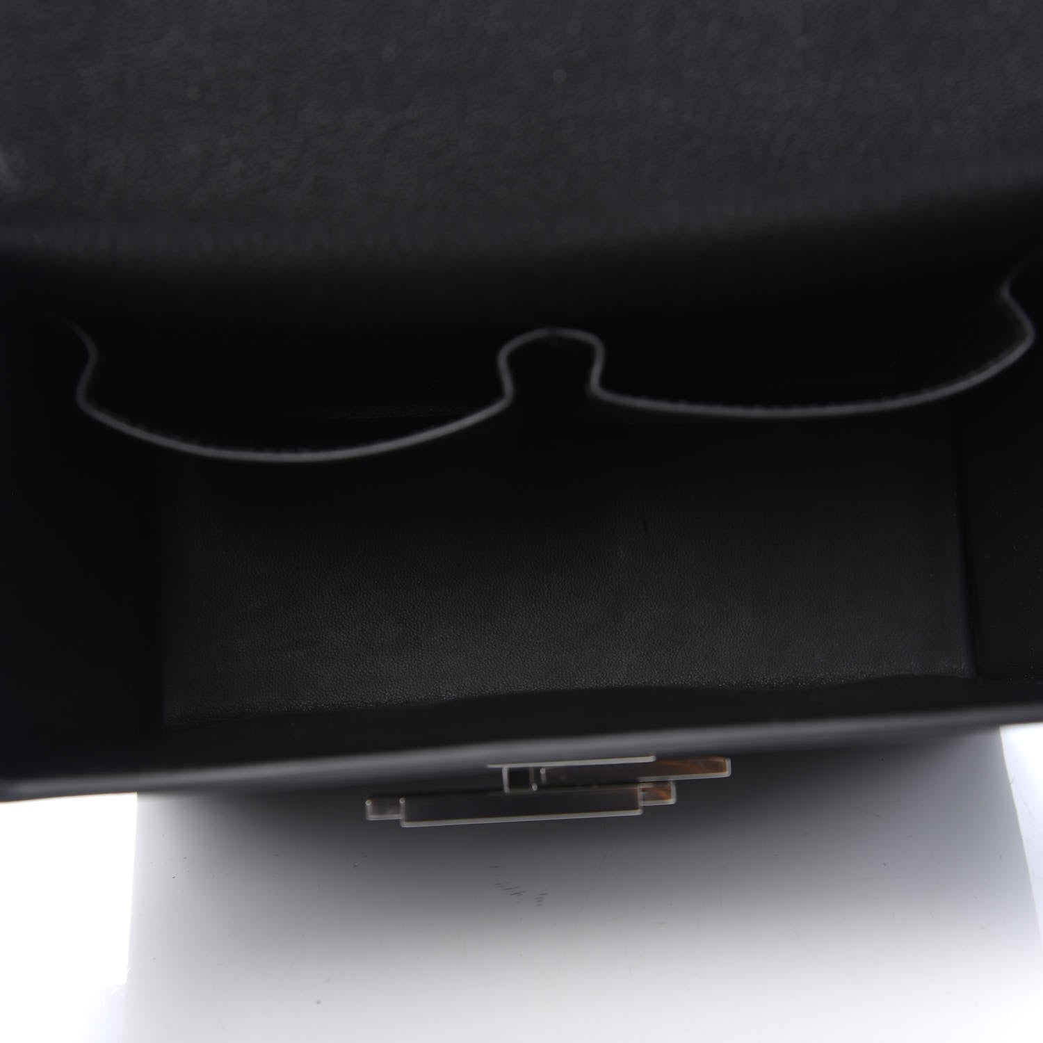 Hermes Chevre Mysore Cinhetic Boxy Top Handle Bag Black 5 of 10