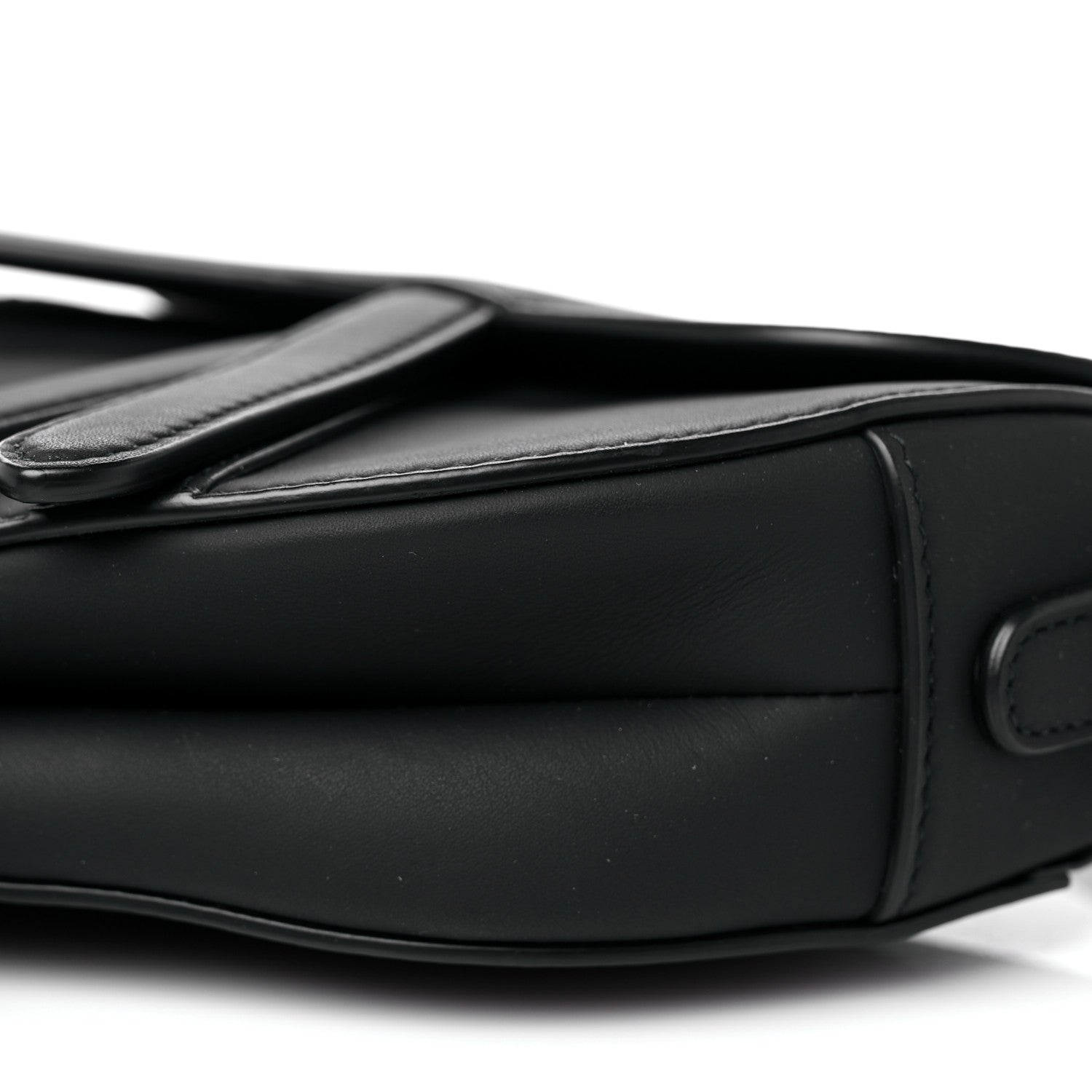 Christian Dior Ultra Matte Calfskin Mini Saddle Bag Black 8 of 12