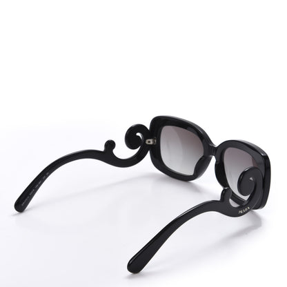 Prada Acetate Baroque Sunglasses SPR 27O Black 4 of 8