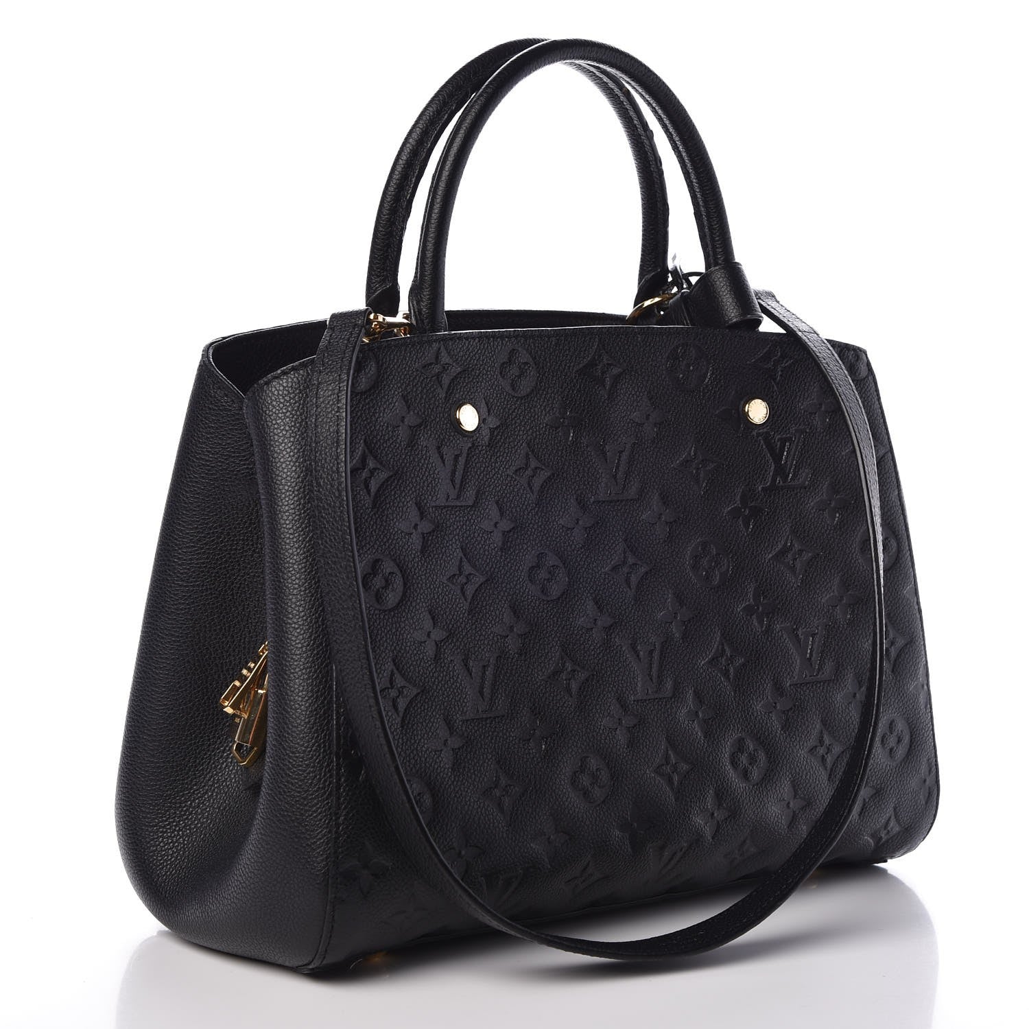 Louis Vuitton Empreinte Montaigne MM Black 3 of 12