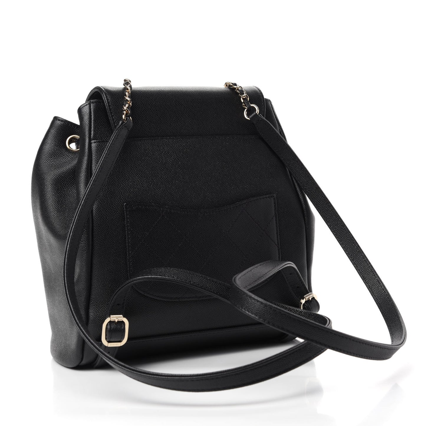 Caviar Quilted Business Affinity Backpack Black