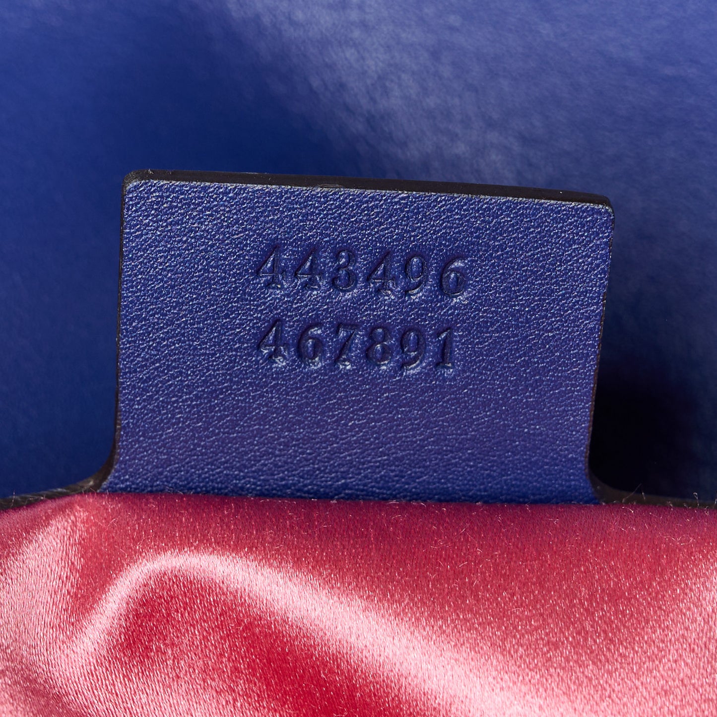 Velvet Matelasse Medium GG Marmont Shoulder Bag Cobalt Blue
