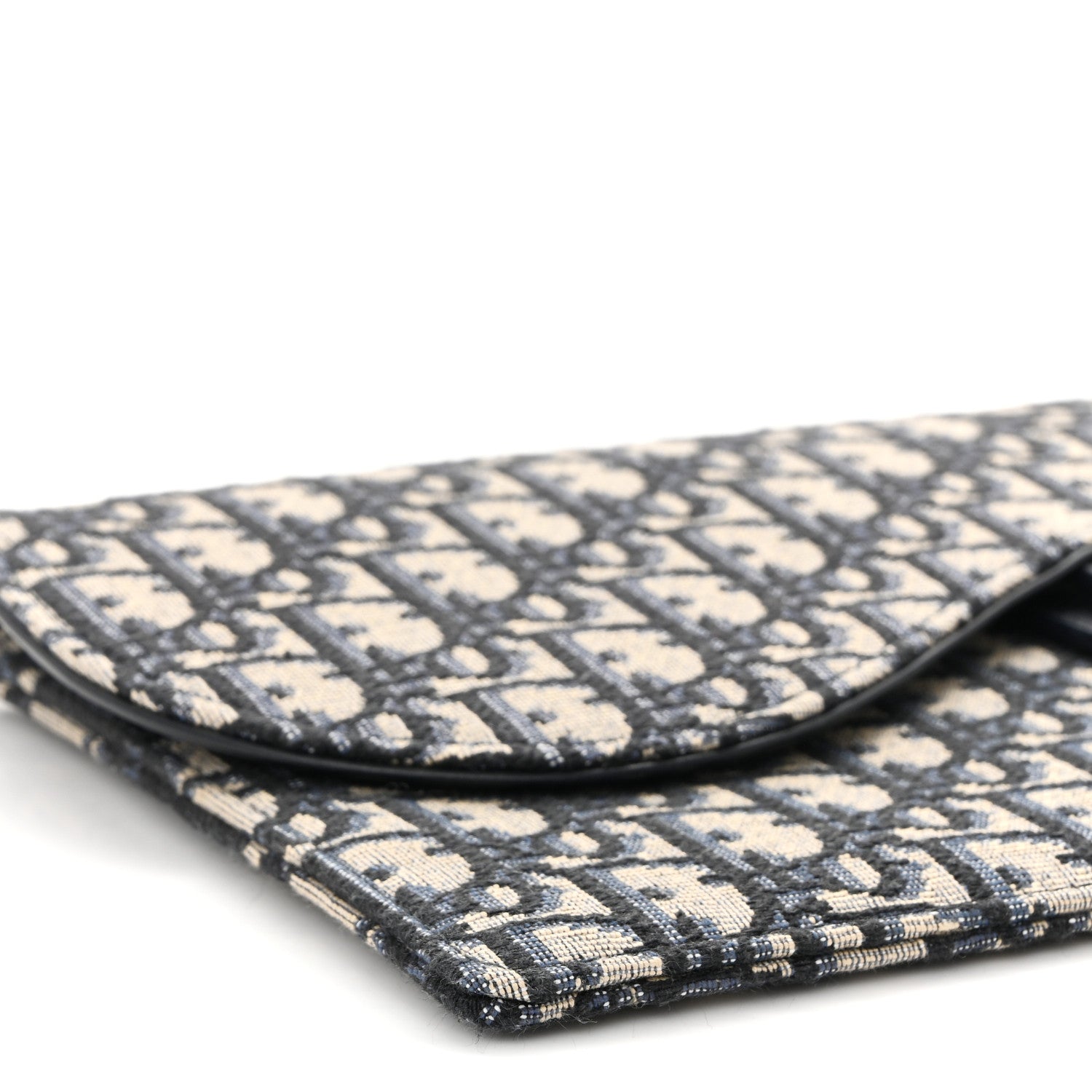 Christian Dior Oblique Saddle Pouch Blue 9 of 11