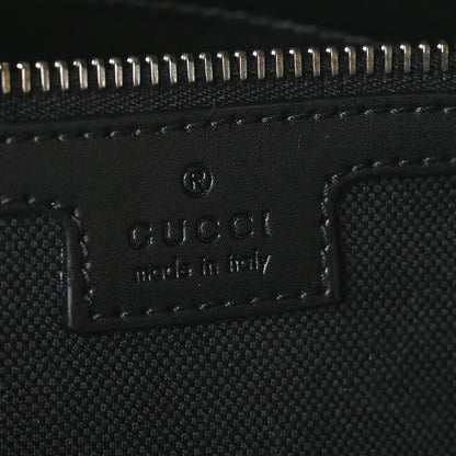 Gucci GG Supreme Monogram Appia Calfskin Web Briefcase Black 6 of 8