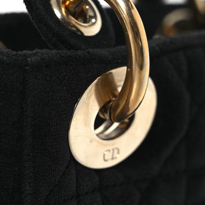 Christian Dior Velvet Mini Lady Dior Black 12 of 14