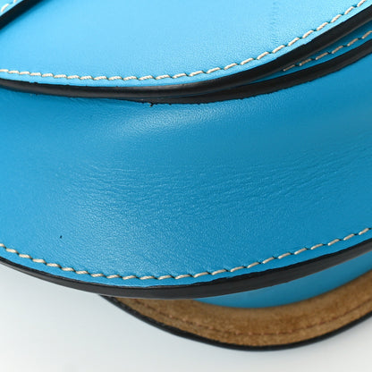 Loewe Grained Calfskin Mini Gate Crossbody Bag Peacock Blue 7 of 8