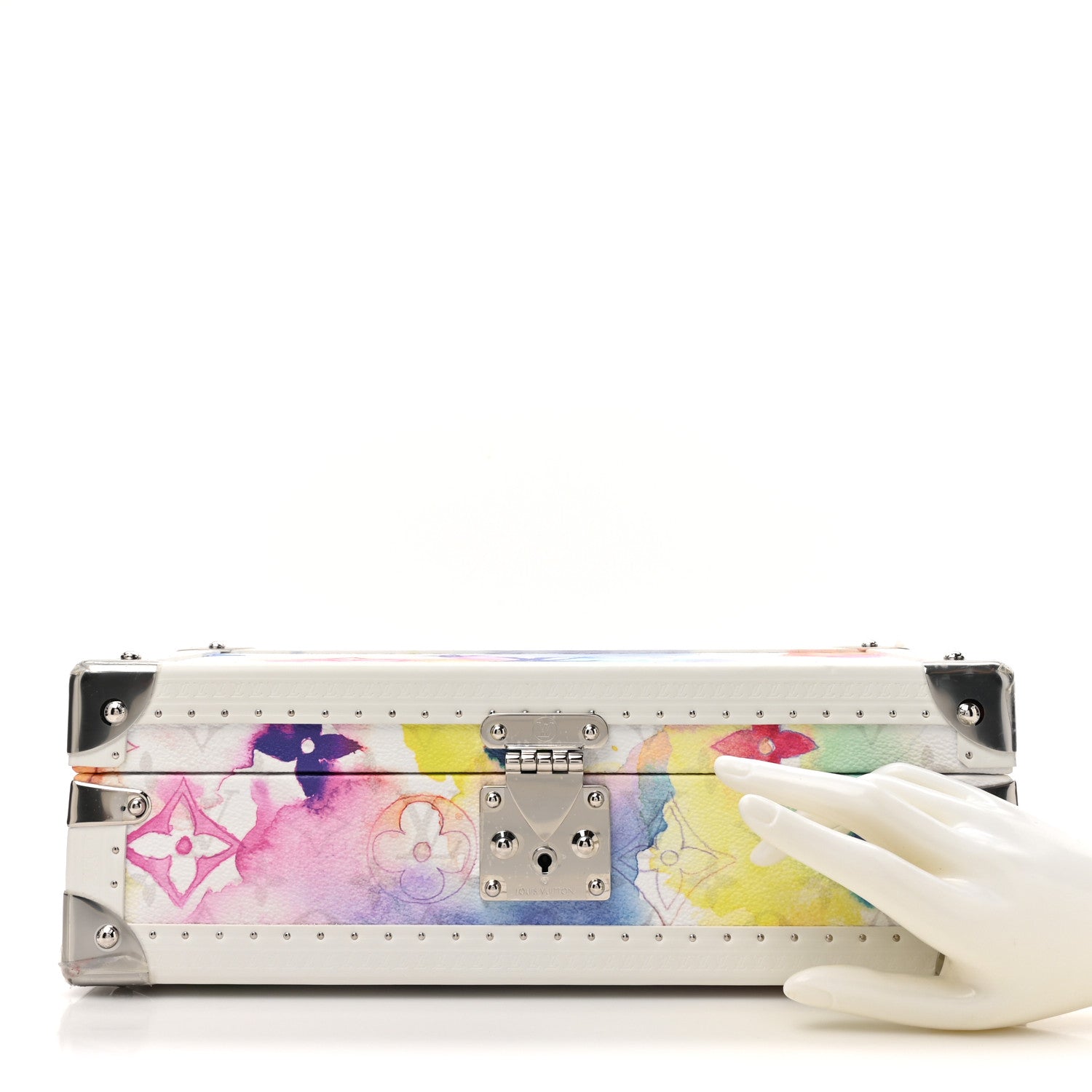 Louis Vuitton Monogram Watercolor Coffret 8 Watch Case Multicolor 2 of 8