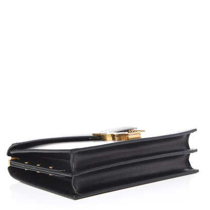 Saint Laurent Smooth Calfskin Monogram Cassandra Clasp Bag Black 4 of 8