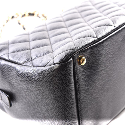 Chanel Caviar Quilted Petit Timeless Tote PTT Black 7 of 11