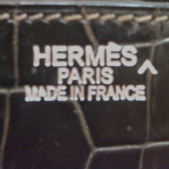 Hermes Porosus Crocodile BIRKIN 35 Graphite 9 of 10