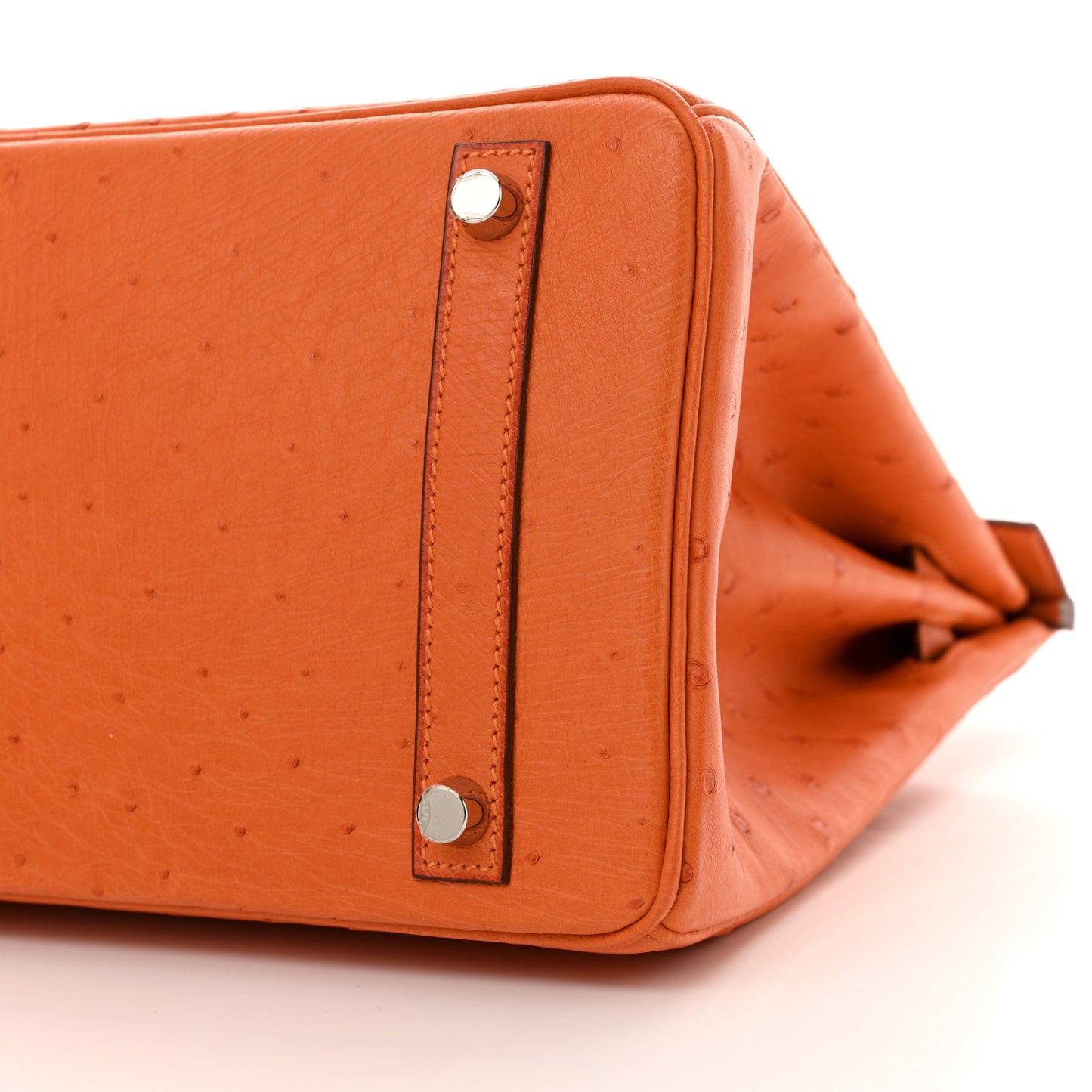 Ostrich Birkin 30 Orange