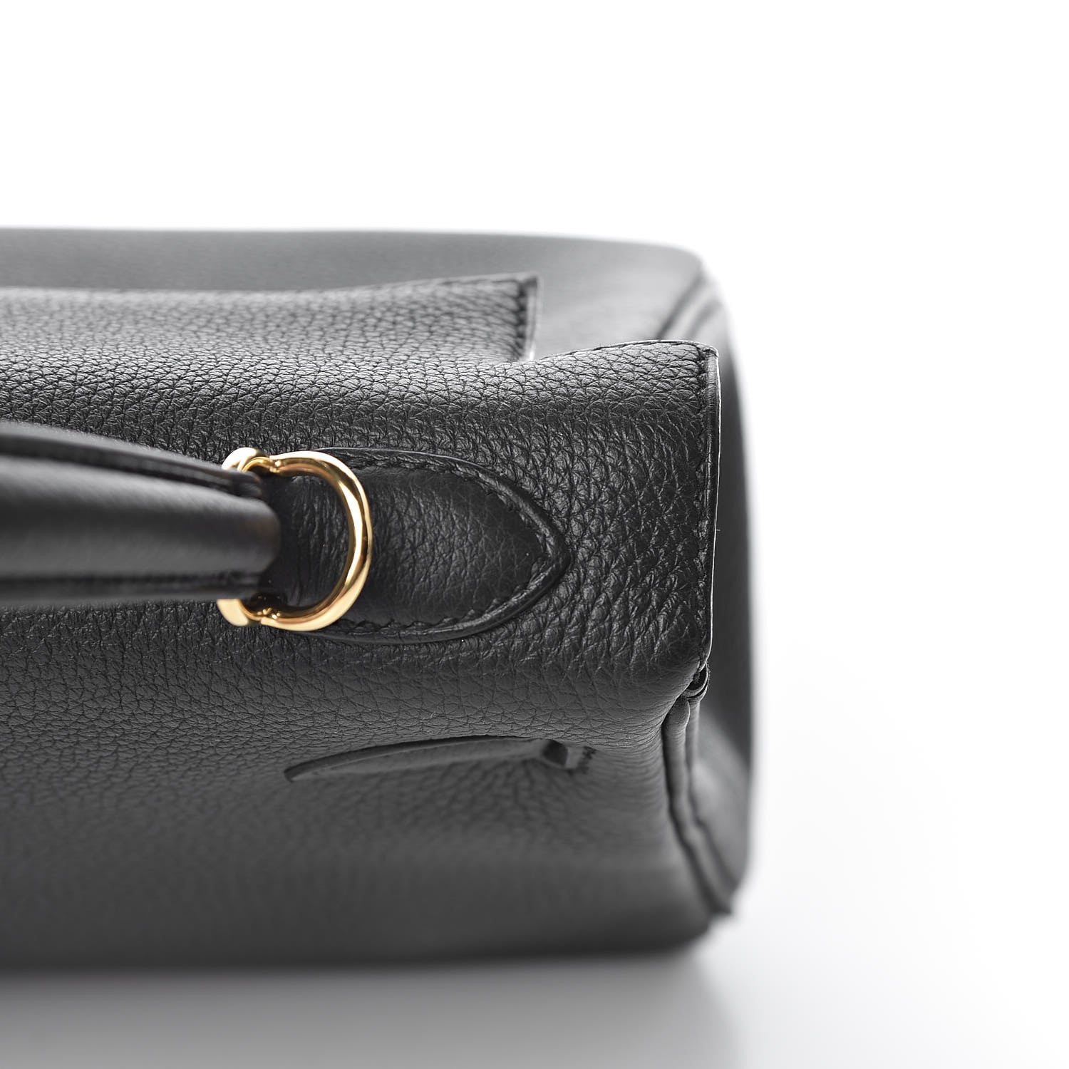 Hermes Togo Kelly Retourne 25 Black 14 of 34