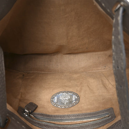 Fendi Cuoio Romano Selleria Large Villa Borghese Tote Peltro 5 of 11