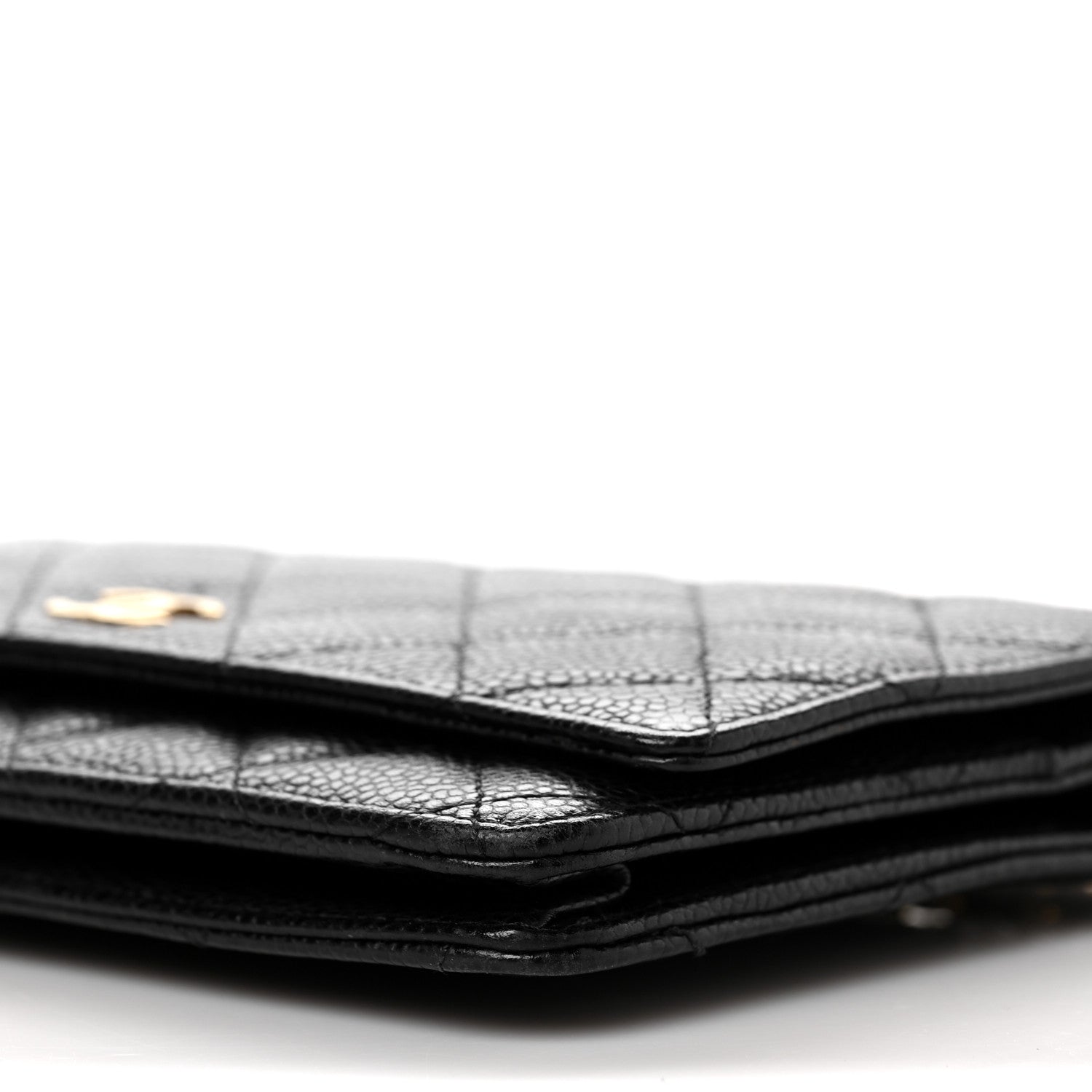 Chanel Caviar Quilted Wallet On Chain WOC Black 10 of 11