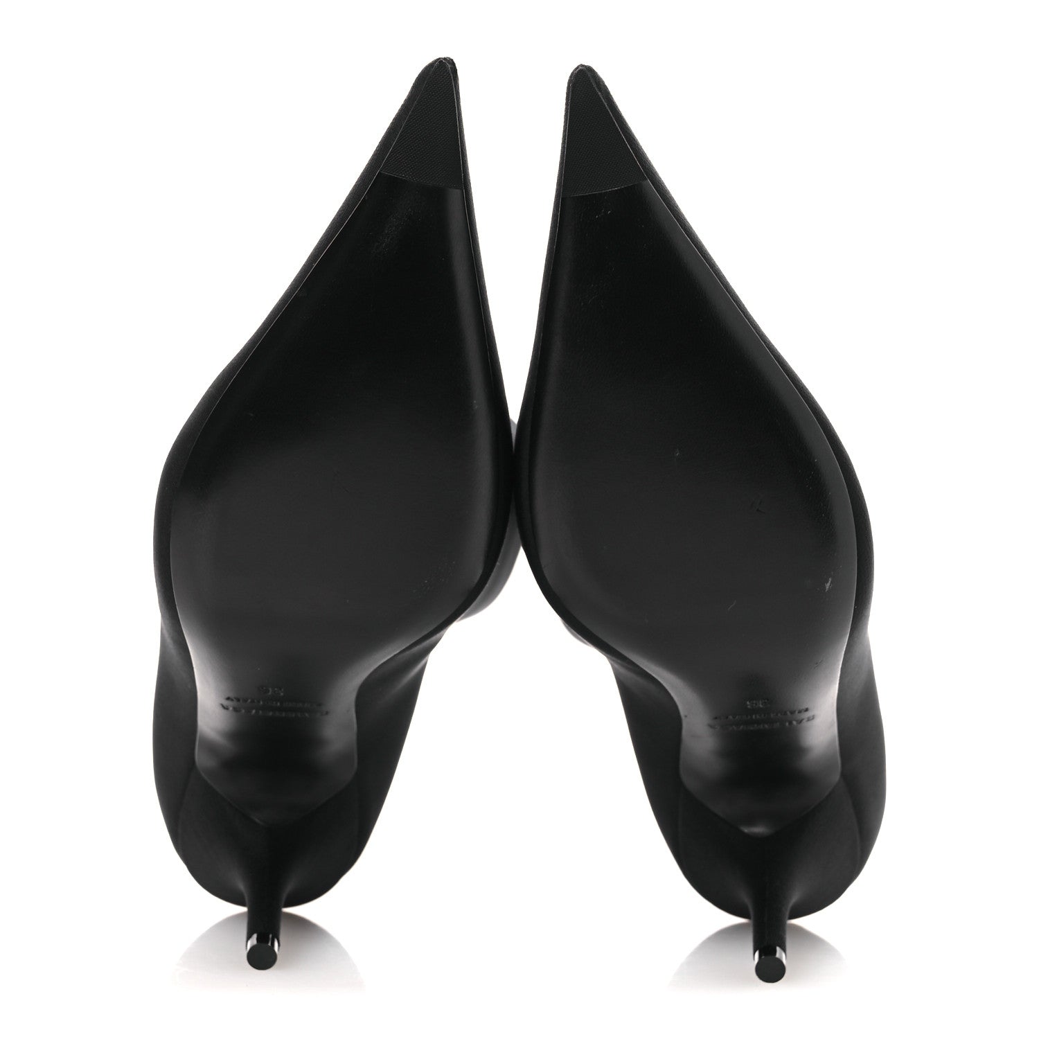 Balenciaga Jersey Crepe Extreme Pointed Toe Knife Booties 36 Black 7 of 9