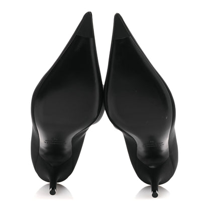 Balenciaga Jersey Crepe Extreme Pointed Toe Knife Booties 36 Black 7 of 9