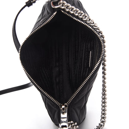 Prada Nylon Tessuto Impuntu Quilted Crossbody Bag Black 5 of 10