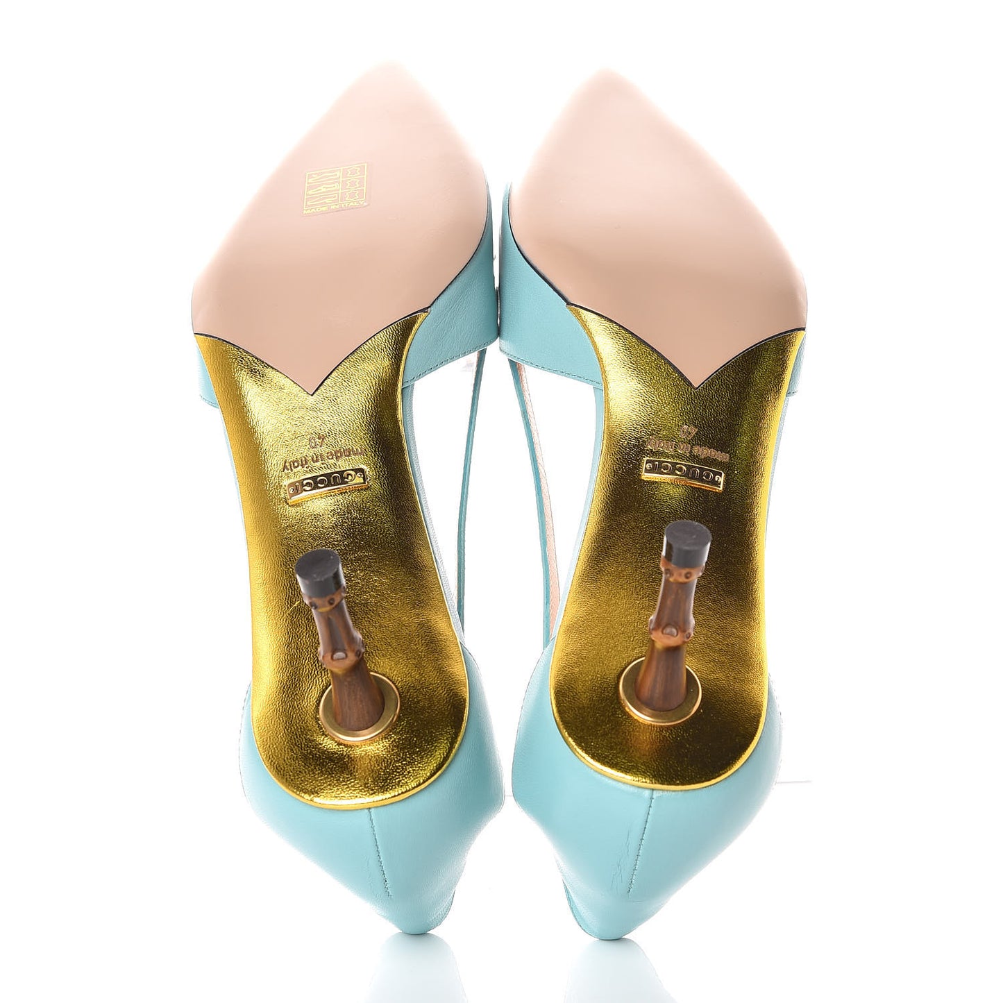Malaga Kid Unia Cherry Pumps 40 New Acquamarine Emerald Cocoa