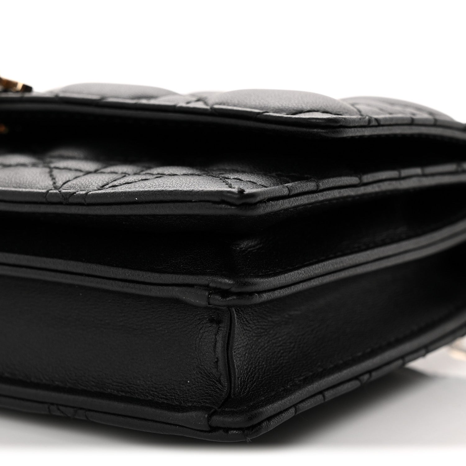 Christian Dior Lambskin Cannage Mini My Dior Bag Black 10 of 11