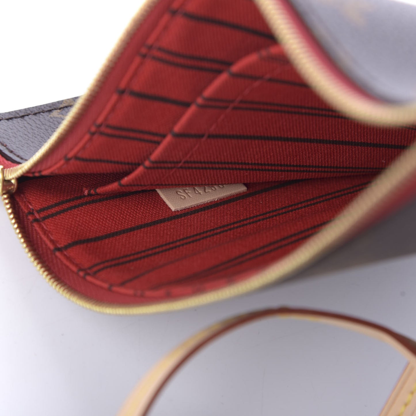 Monogram Neverfull MM GM Pochette Cherry