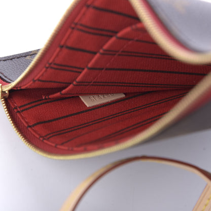 Louis Vuitton Monogram Neverfull MM GM Pochette Cherry 9 of 9