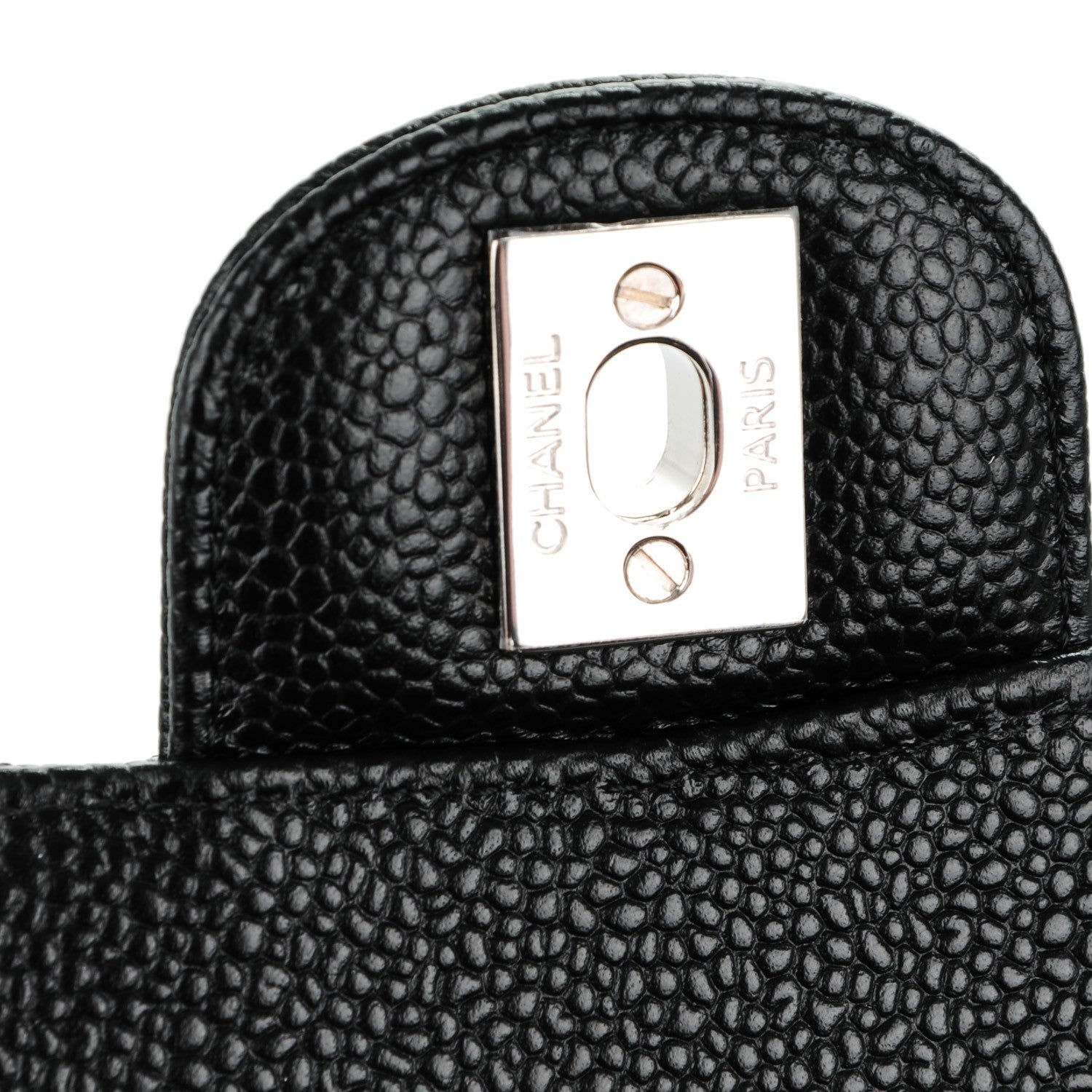 Chanel Caviar Quilted Medium Double Flap Black 7 of 8