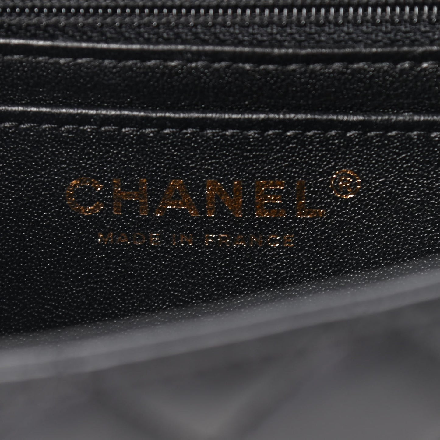 Lambskin Quilted Mini Rectangular Flap Black