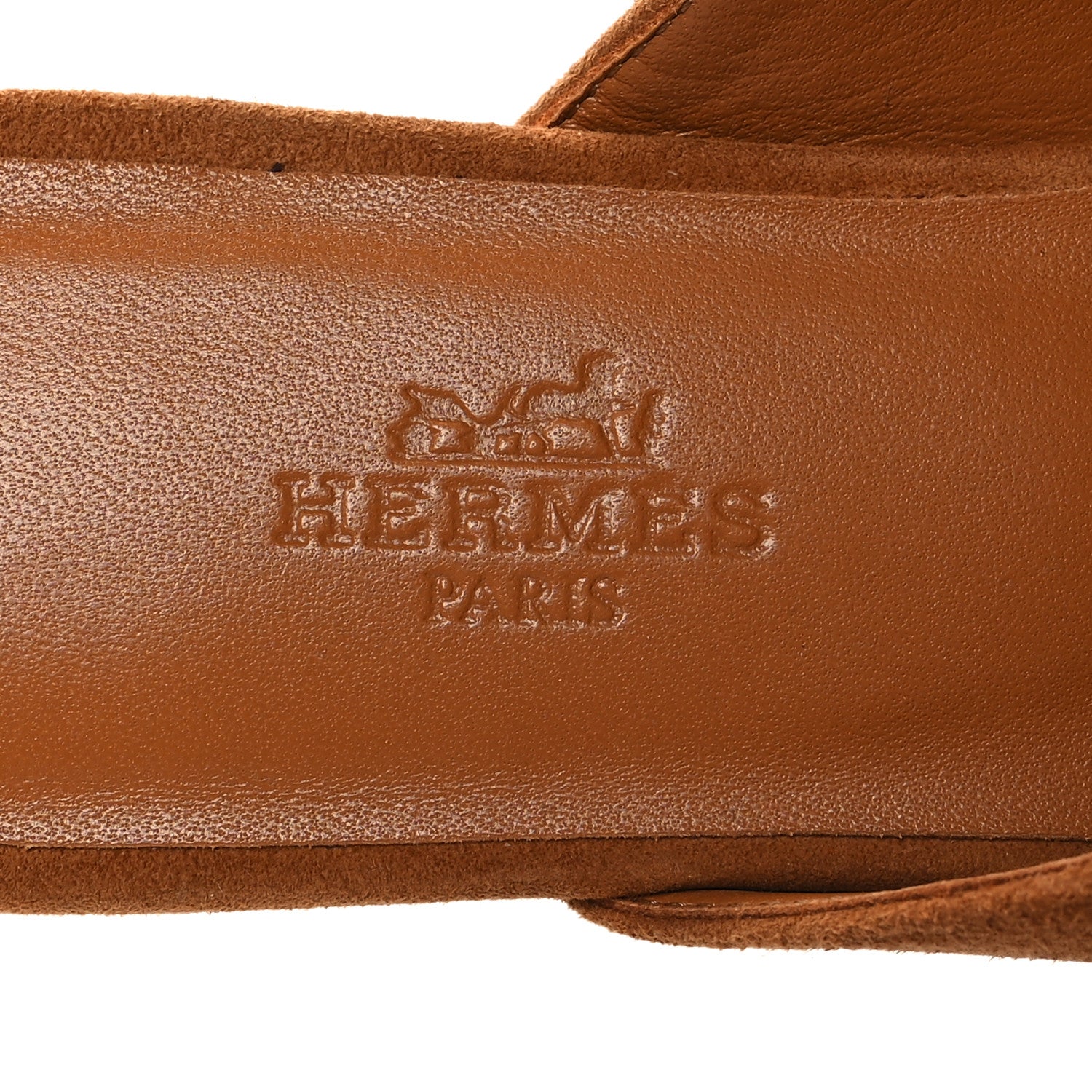 Hermes Suede Goatskin Womens Declic Mule 35 8 of 9