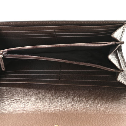 Gucci GG Supreme Monogram Web Ophidia Continental Wallet Brown 5 of 7
