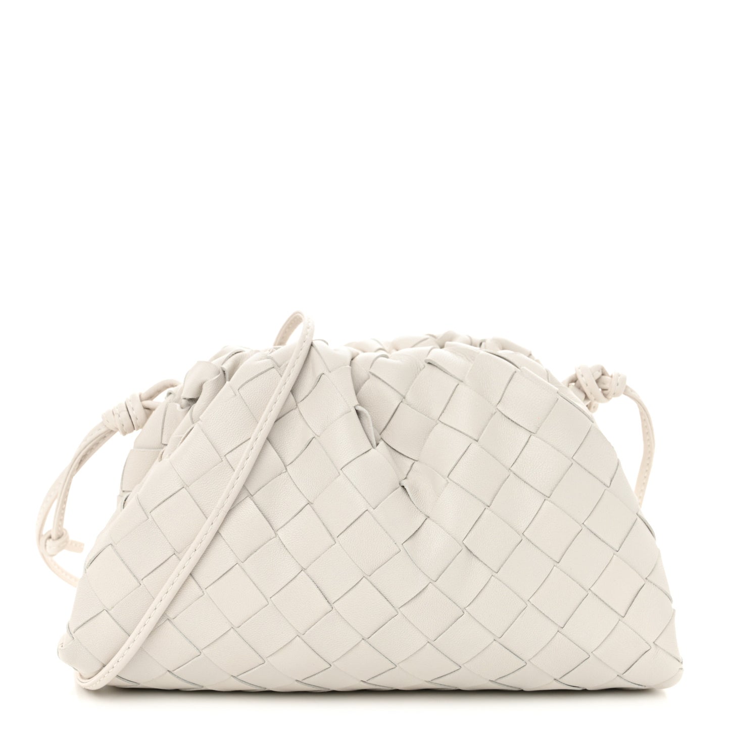 Nappa Intrecciato The Mini Pouch Chalk