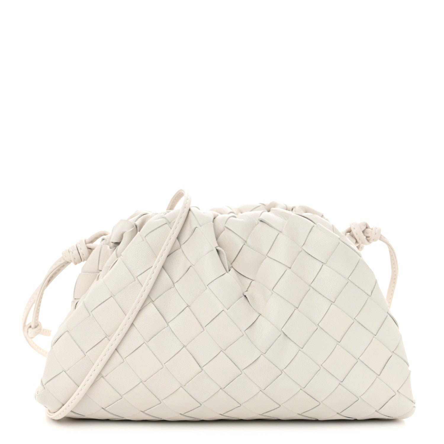 Bottega Veneta Nappa Intrecciato The Mini Pouch Chalk 1 of 10