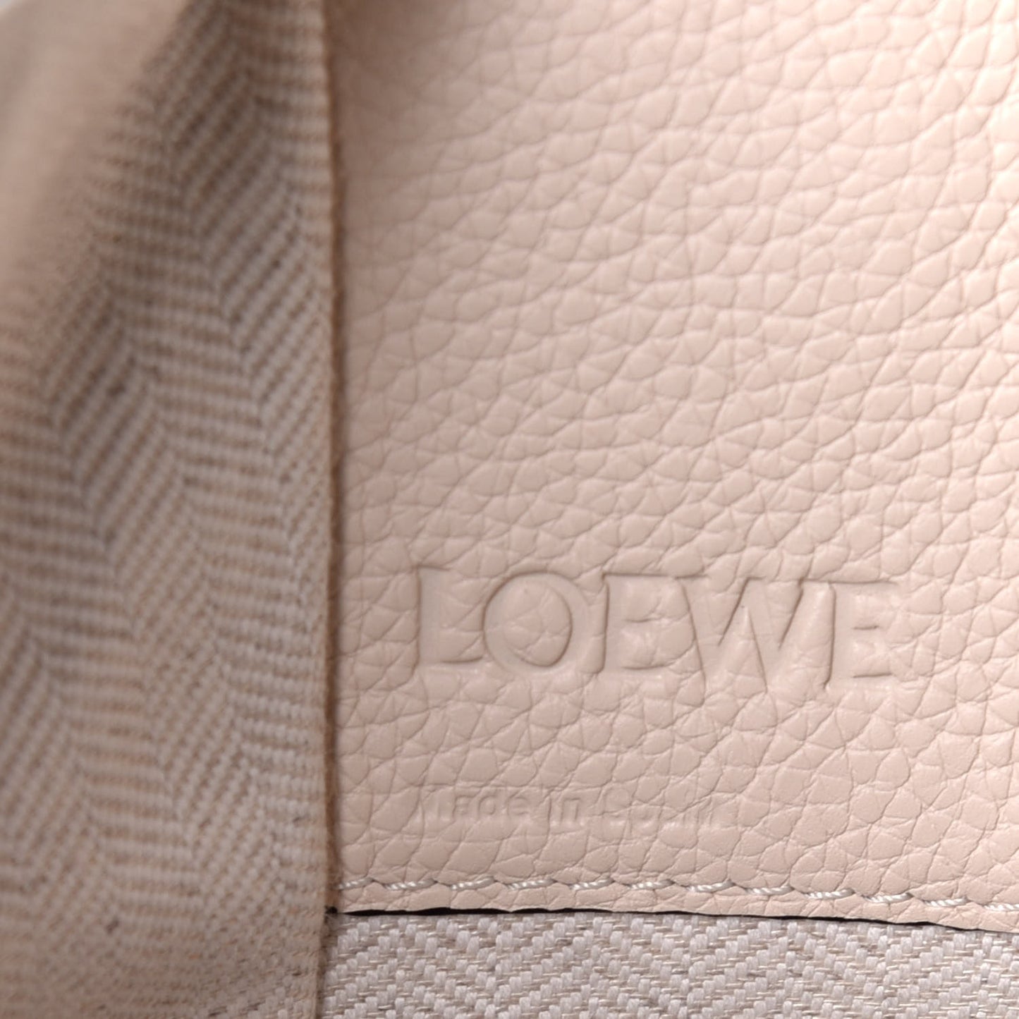 Grained Calfskin Small Hammock Shoulder Bag Neutral
