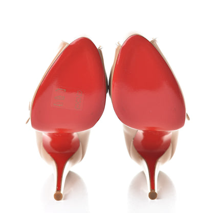 Christian Louboutin Patent Alta Iowa 120 Pumps 35 Nude 5 of 7