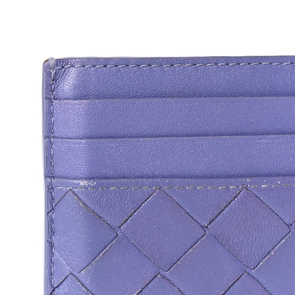 Bottega Veneta Nappa Intrecciato Woven Card Holder Purple 11 of 11