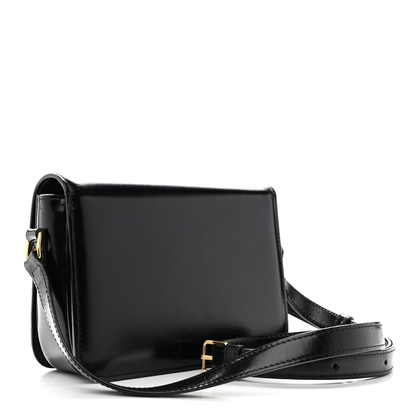 Shiny Calfskin Teen Triomphe Black