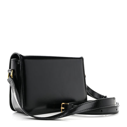 Celine Shiny Calfskin Teen Triomphe Black 2 of 11