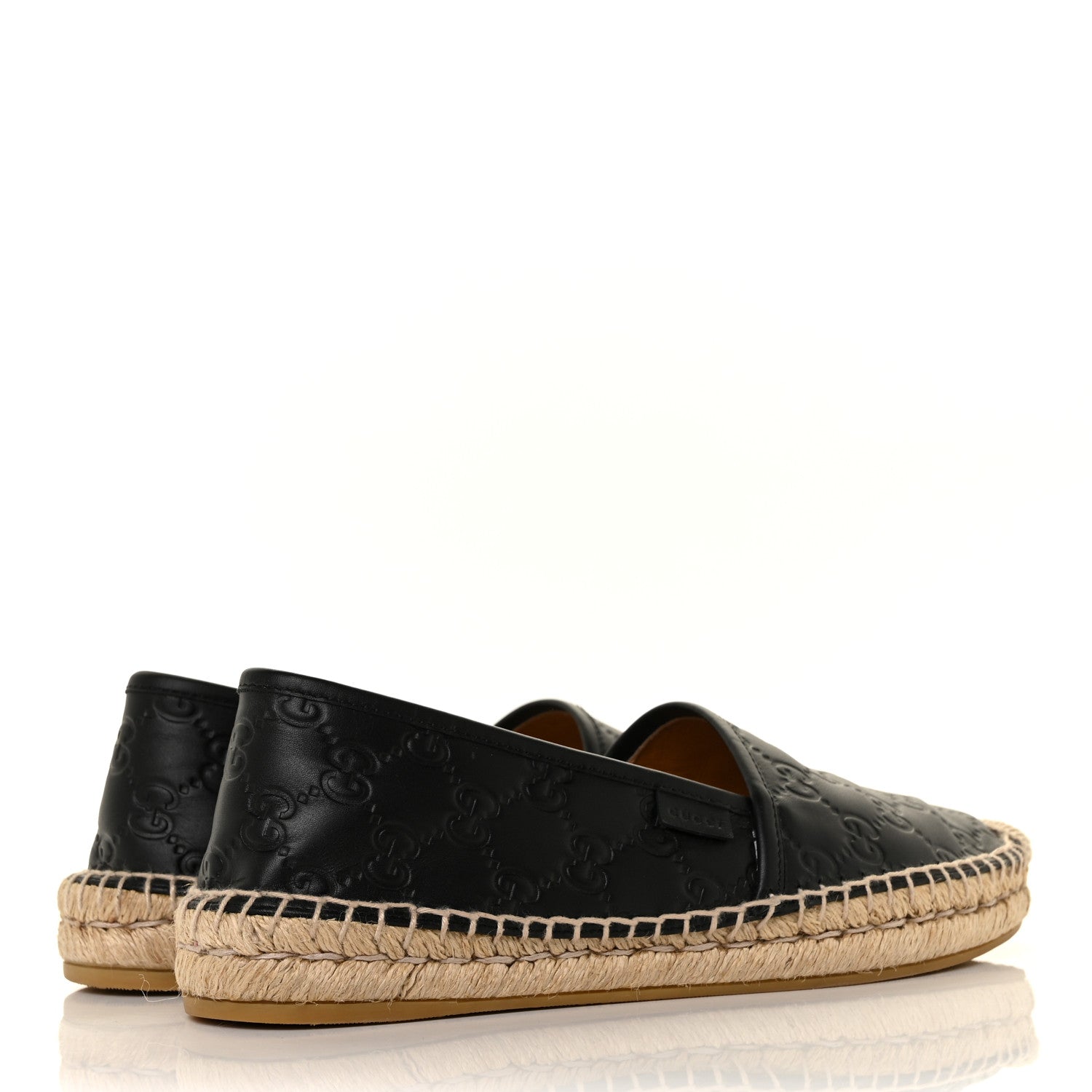Gucci Guccissima Signature Espadrilles 38 Black 4 of 8