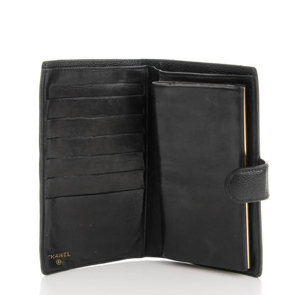 Chanel Caviar Timeless CC French Wallet Black 5 of 10