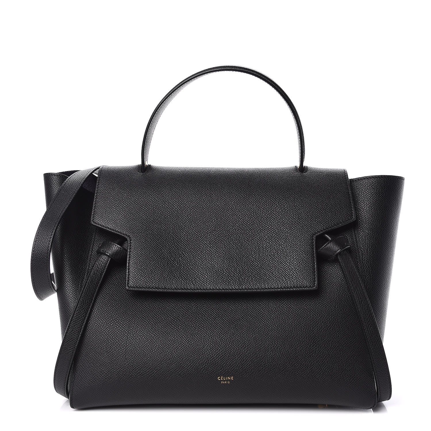 Celine Grained Calfskin Mini Belt Bag Black 1 of 9