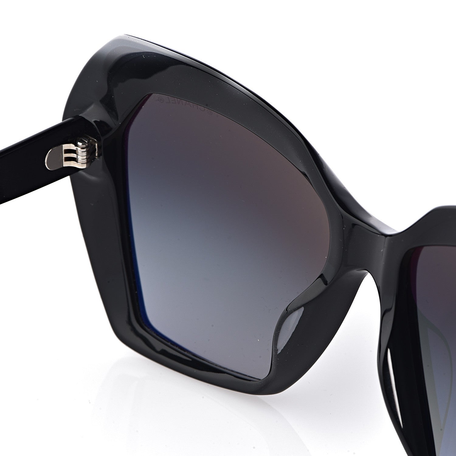 Chanel Cat Eye Spring Sunglasses 5364 Black 9 of 10