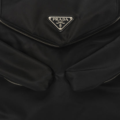 Prada Nylon Tessuto Nappa Symbols Signaux Hobo Bag Black 7 of 9