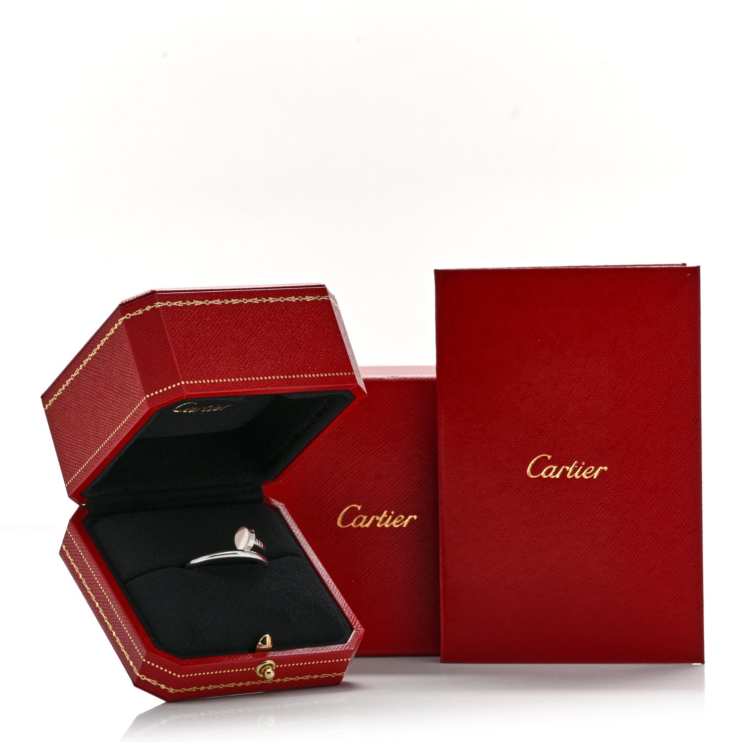 Cartier 18K White Gold Juste Un Clou Ring 67 11.75 6 of 6