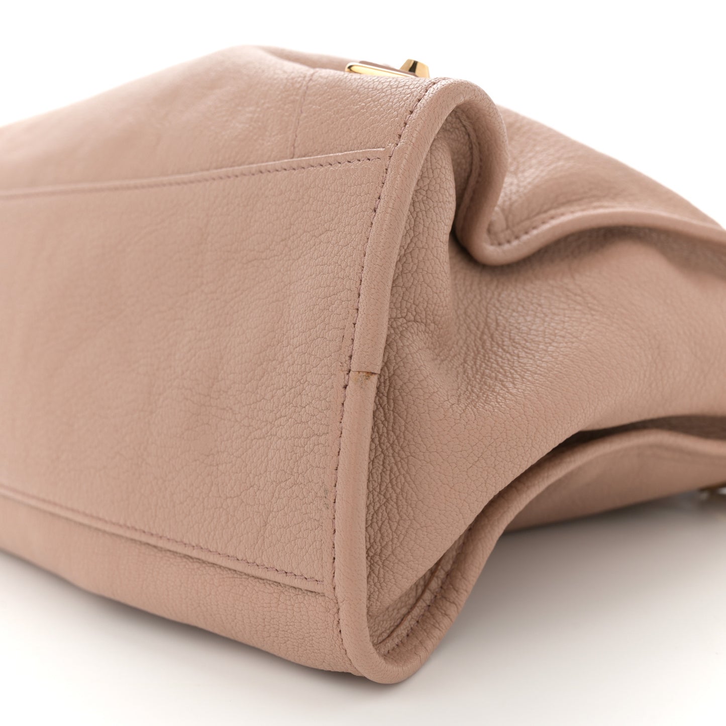 Chevre Gold Metallic Edge Hardware City Rose Des Sables