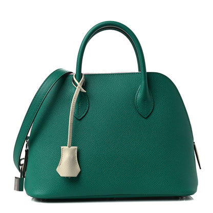 Hermes Epsom Tri-Color 1923 Bolide 25 Jade Nata Mauve Sylvestre 1 of 8
