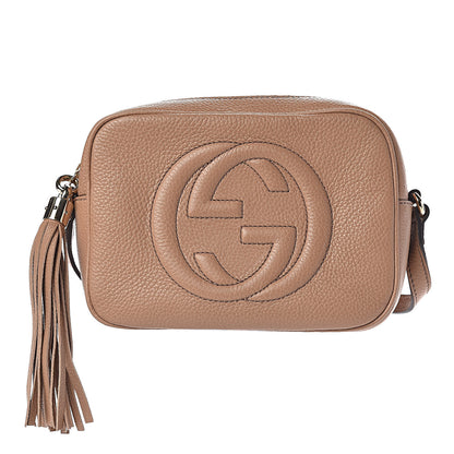 Gucci Pebbled Calfskin Small Soho Disco Bag Camelia 1 of 10