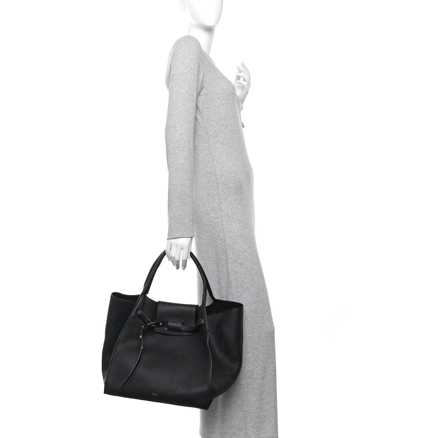 Celine Supple Grained Calfskin Medium Big Bag Black 2 of 11