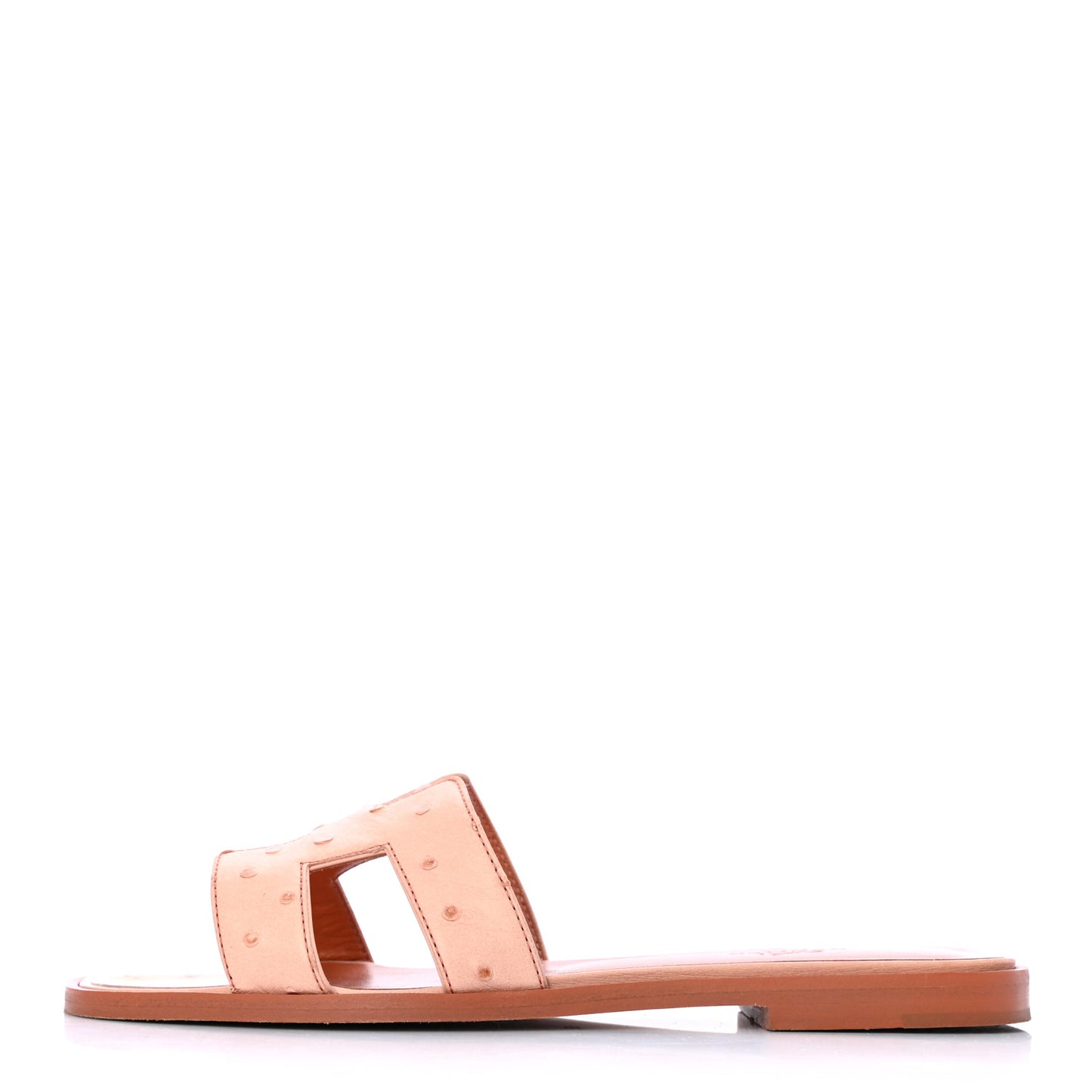 Ostrich Oran Sandals 37 Rose Bubinga