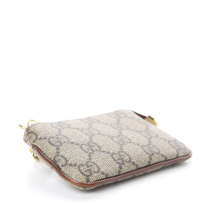 Gucci GG Supreme Monogram Key Case Brown 3 of 5